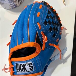 Blue and Orange Kids Mittens